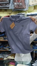 men's mauve cotton blend polo shirts in pakistan