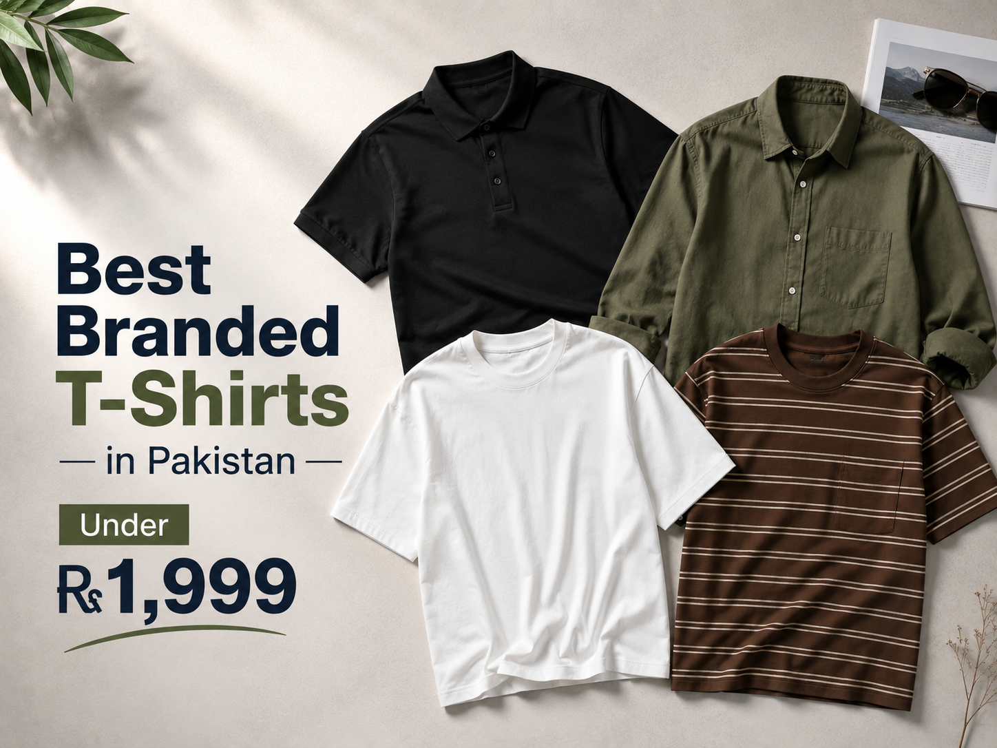 Best branded t-shirts in Pakistan under 1999 – polo, oversized and casual styles